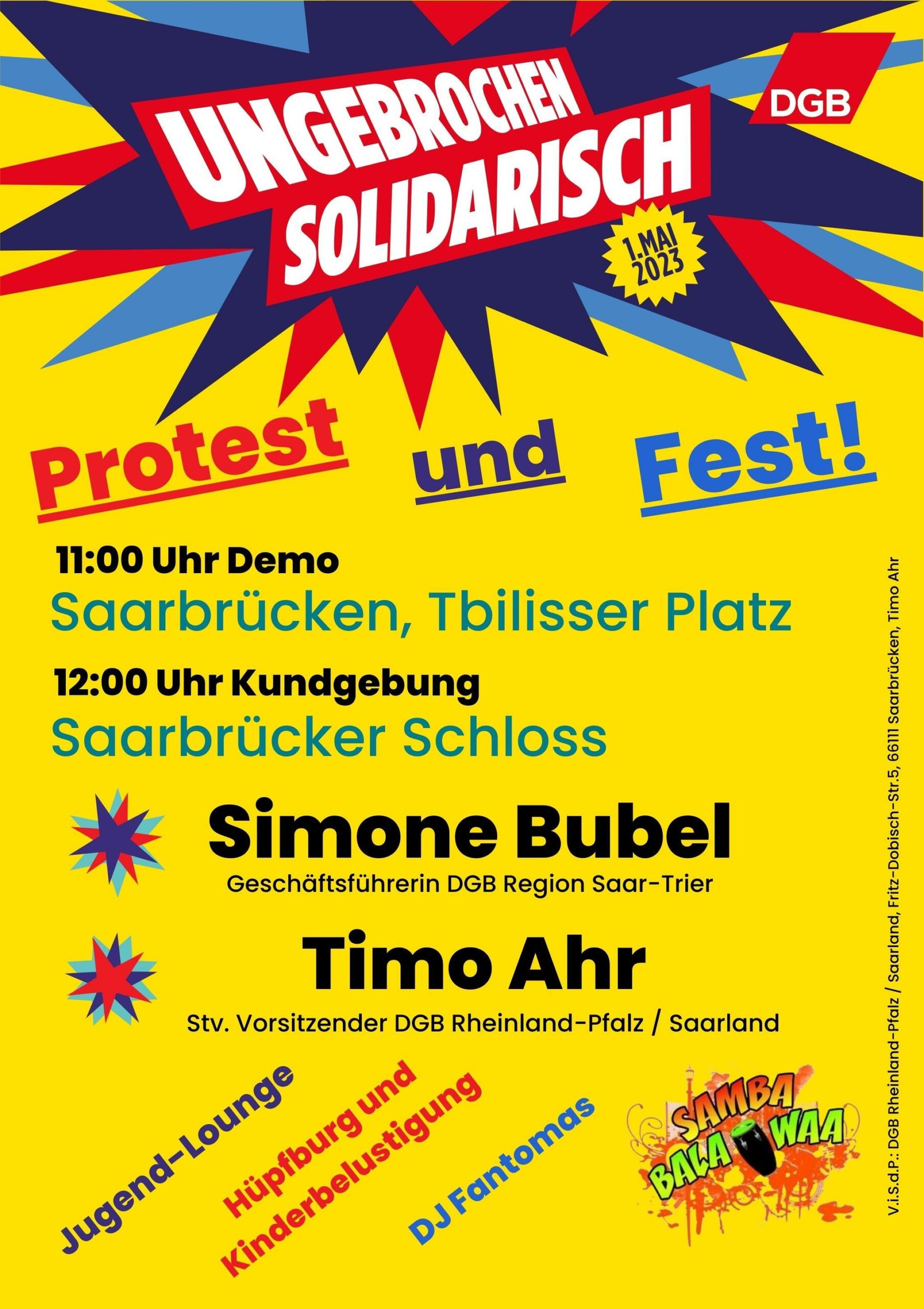1. Mai Demo Saarbrücken